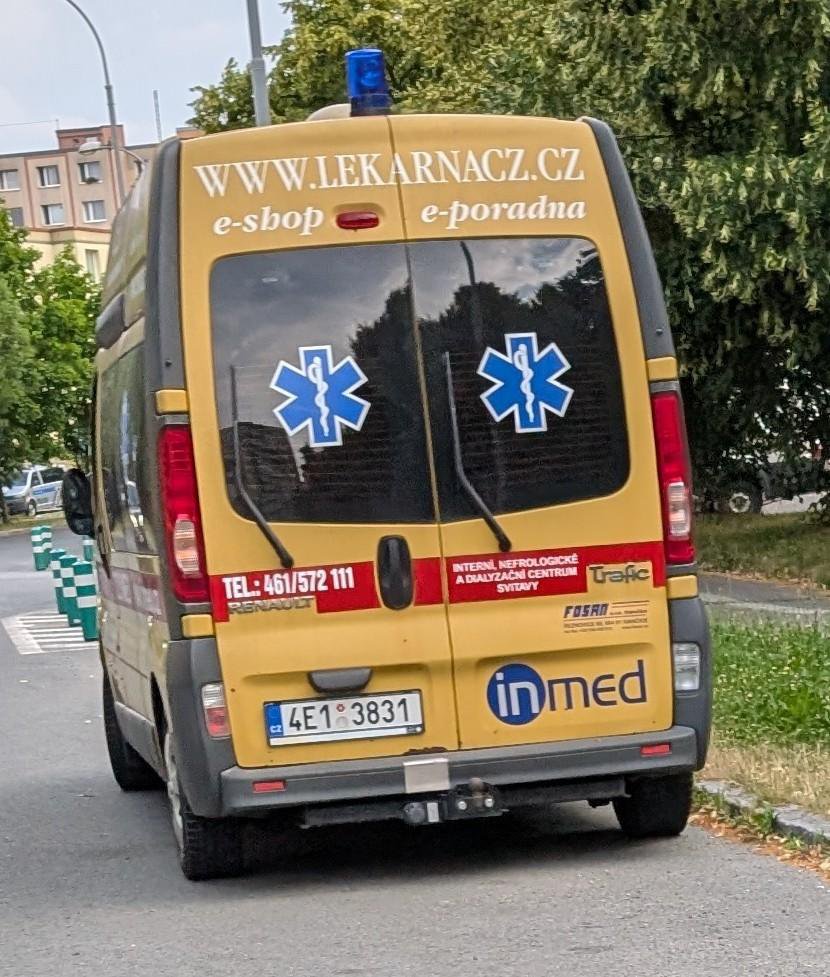 Autovrak - sanitní vůz